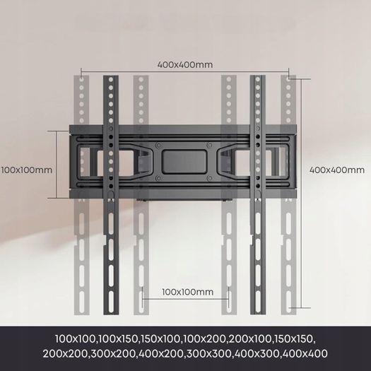 Tv Wall Mount Bracket Tilt Swivel Full Motion 32-85"