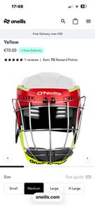Kids O'Neills Koolite Hurling Helmet size medium