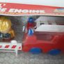 Vintage fire engine with play people and fireman Sam jigsaws Image 6