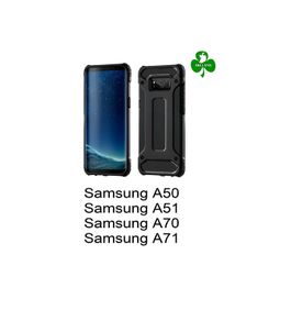 For Samsung Galaxy A50/A51/A70/A71 Case Black Luxury Armor Shockproof Hybrid Design Case New