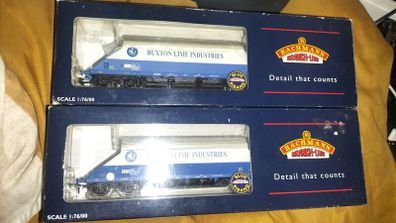 Bachmann Tone Glw Bogie Hopper Wagon Jga Buxton Lime