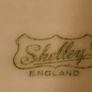 Vintage Art Deco Shelley Platter bon chianaVery Large Green Bands16.5 x13 inches Large Image 5