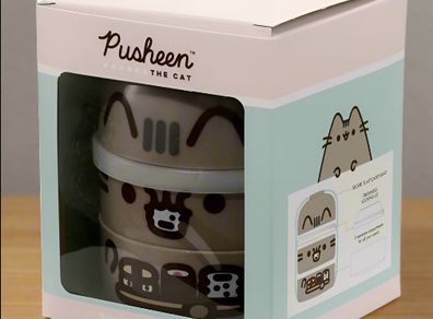 Pusheen the Cat Stacked Round Bento Lunch Box