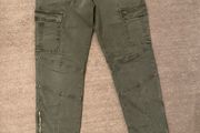 J Brand khaki cargo joggers