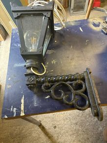Antique wall light