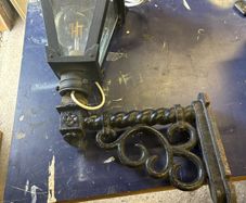 Antique wall light