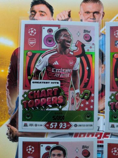 Greatest Hits Chart Toppers Set Topps Match Attax 20th Anniversary 2026/27
