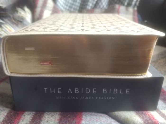 nKJV Abide Bible brand new in Box isbn: 9780785226642  Stone Leathersoft