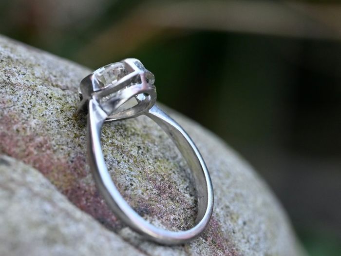 Large Art Deco 1.8ct Diamond Solitaire Ring - Platinum