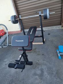 Maximuscle Weights Bench plus Weights