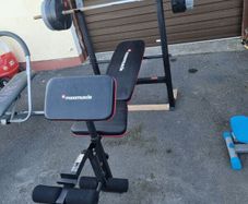 Maximuscle Weights Bench plus Weights