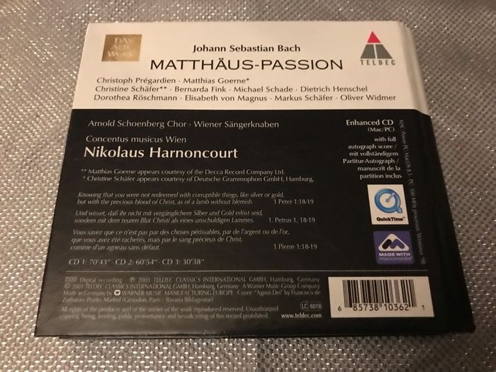 Johann Sebastian Bach | Matthaus-passion