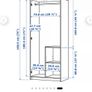 IKEA Brimnes Wardrobe - Oak Image 3
