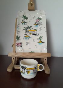 Brexton/Barker - 'South Pacific' - Snack Set c.50s