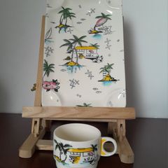 Brexton/Barker - 'South Pacific' - Snack Set c.50s