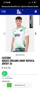 Ireland 2026 away jersey