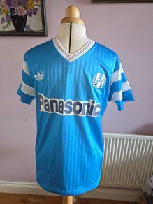 1989/90 Olympique de Marseille Away Jersey - Large size