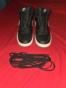 Nike Court Vision Mid Black and White Size 9