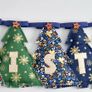 Padded Christmas Trees Bunting Image 4