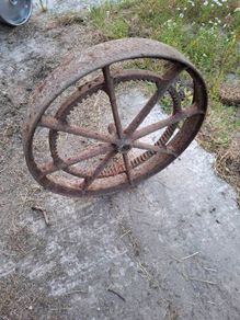 old antique  wheel