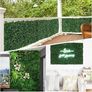 6 PCS Artificial Hedge Panels 40x60cm - Dark Green Boxwood Privacy Fence Wall for Indoor Outdoor Garden Decor, Wedding Backdrop, Balcony Cover Image 7