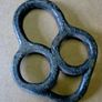 Old Irish blacksmith made strap junction Image 2
