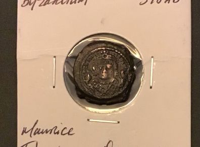 Byzantine Empire Emperor Maurice Tiberius 598 AD Decanumium