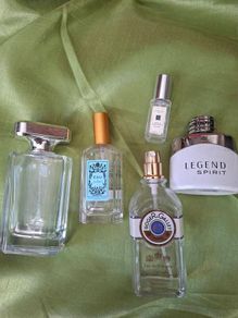 empty perfume bottles