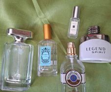 empty perfume bottles