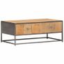 Coffee Table 90x50x35 cm Solid Reclaimed Wood Image 2