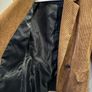 BERSHKA Tan Corduroy Blazer Jacket Size S! Image 6