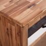 Console Table Solid Acacia Wood 86x30x75 cm Image 3
