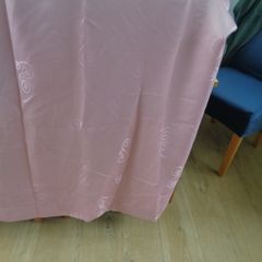 Pair of Pink Lined Curtains for Sale