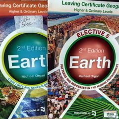 Earth Leaving Cert Geography 2nd Edition Core and Elective 5 As New