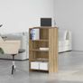 Reception Desk Artisan Oak 55x50x103.5 cm Engineered Wood Image 3