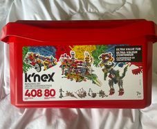 K'nex Building Set - 408 pieces, 80 builds