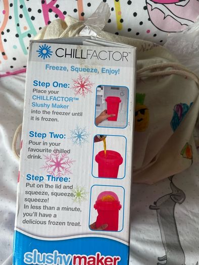 Chill factor slushy maker