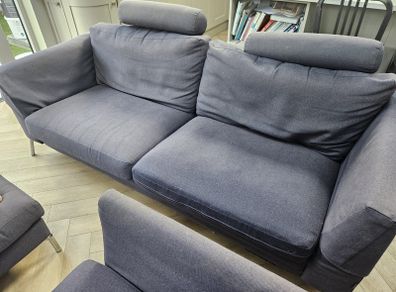 3 Seater & 1 Seater & Footstool