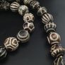 Ancient Burmese Pumtek Pyu Petrified Wood Beads Necklace Image 6