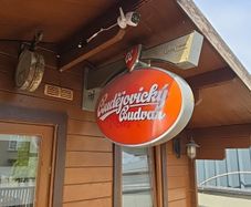 Budvar Outdoor Sign