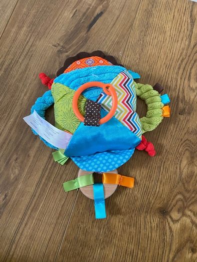 Infantino Rattle Chime Sensory Toy with mirror rattle