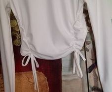 Pretty ASOS White Long Sleeved Top