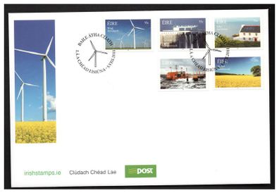 2011 Ireland Renewable Energy Technologies Commemorative Stamps First Day Cover (FDC)