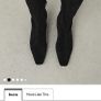 Footwear - Black suede knee-high boots Image 2