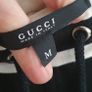 GUCCI black striped cotton  track pants Sz M (10-14) Rrp 450 (New) Image 5