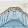 Alexandrite Neodymium Crystal Ashtray Solid 800 Silver Overlay Image 5