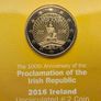 Ireland 2016 2 Euro Proclamation of Irish Republic Bookmark Brand New Image 4
