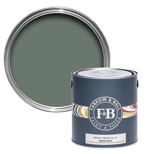 Farrow & Ball - 5L Green Smoke Dead Flat paint