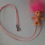 Russ tiny troll vintage necklace Image 3