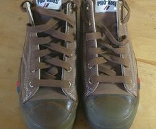 Rare Sample Mens PRO-Keds Royal Lo Brown Leather Sneakers Size Ire 8 / EUR 42